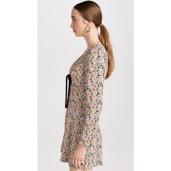💕REFORMATION💕 Mavis Dress ~ Trix Multi-Color Floral Print 8 NWOT - Picture 8 of 16